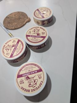 Alp caffeine pouches , opened ( never used )