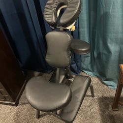 A Portable Massaging Chair With Traveling Bag