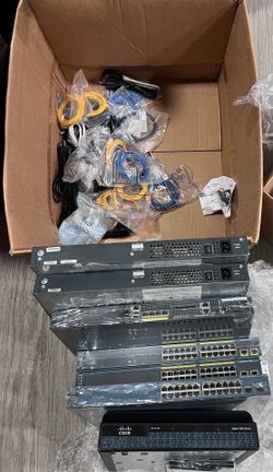 Cisco Networking Equipment Lot – Routers, Switches, ASA Firewall, Access Point – Homelab/CCNA  $350 OBO
