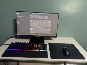 Gaming PC Setup – RTX 3070 Ti / Ryzen 5 5600X – 32GB RAM + Monitor, Keyboard, Mouse