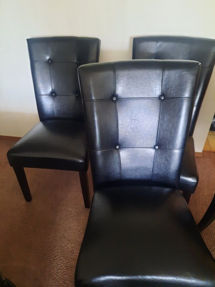 ***(3)Leather Dining Chair Set!!!***