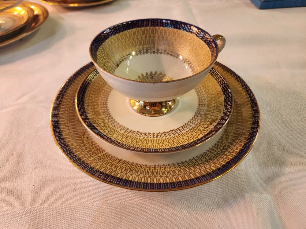 Vintage GCK #12 Porcelain Dessert and Cup and Saucer