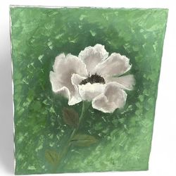 Vintage Floral Painting on Canvas 18” x 14”