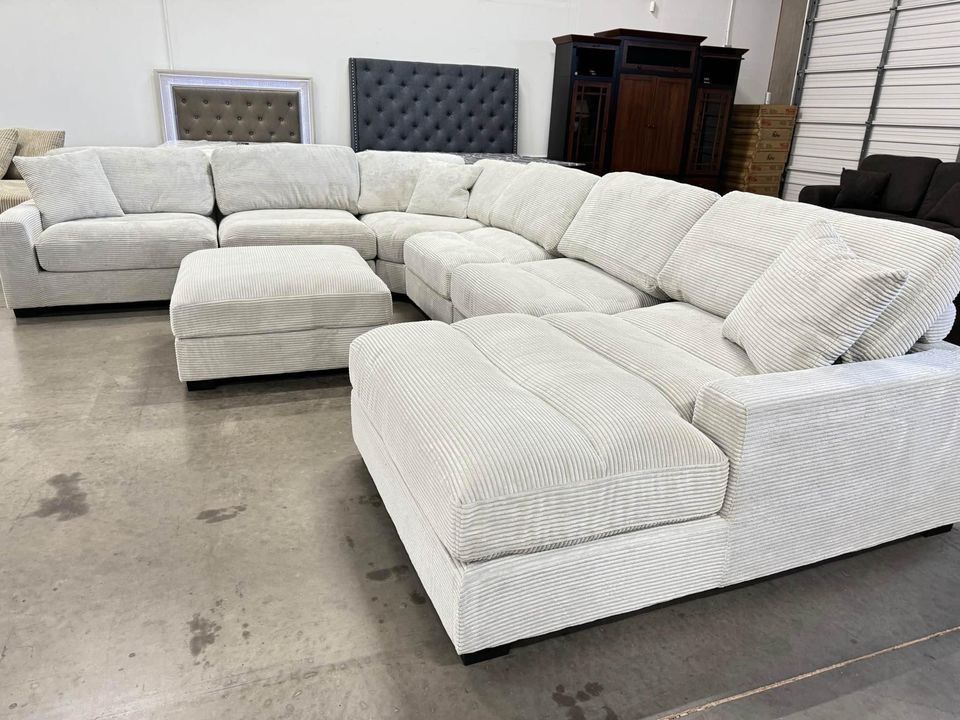 ***NEW*** White Cloud Sectionals (same day delivery)