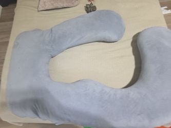 Grey maternity pillow
