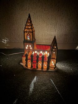 Cathedral Lighted House 