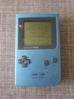 Nintendo Gameboy Pocket Ice Blue Super Clean