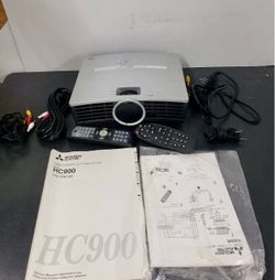 Mitsubishi HC900 DLP Home Theater Projector 720p HDMI   Comes complete