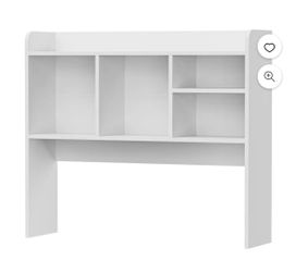 Desktop Bookshelf Storage Tabletop Display Hutch with 4 Shelves Wood Frame Freestanding Desk Organizer,