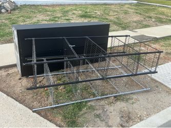 Free - metal storage racks and metal cabinet