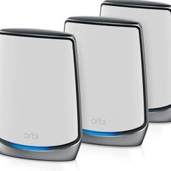NETGEAR - Orbi 850 Series AX6000 Tri-Band Mesh Wi-Fi 6 System (3-pack) - White