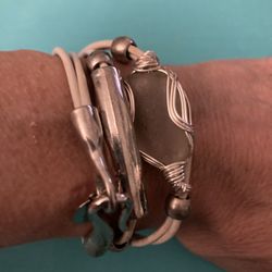 Sea Glass Wrap Bracelet 