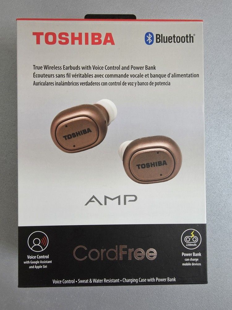 Toshiba AMP Wireless Earbuds 
