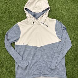 TaylorMade Zero Restriction Tyson Hoodie | Size M | Blue/White | Golf Hoodie