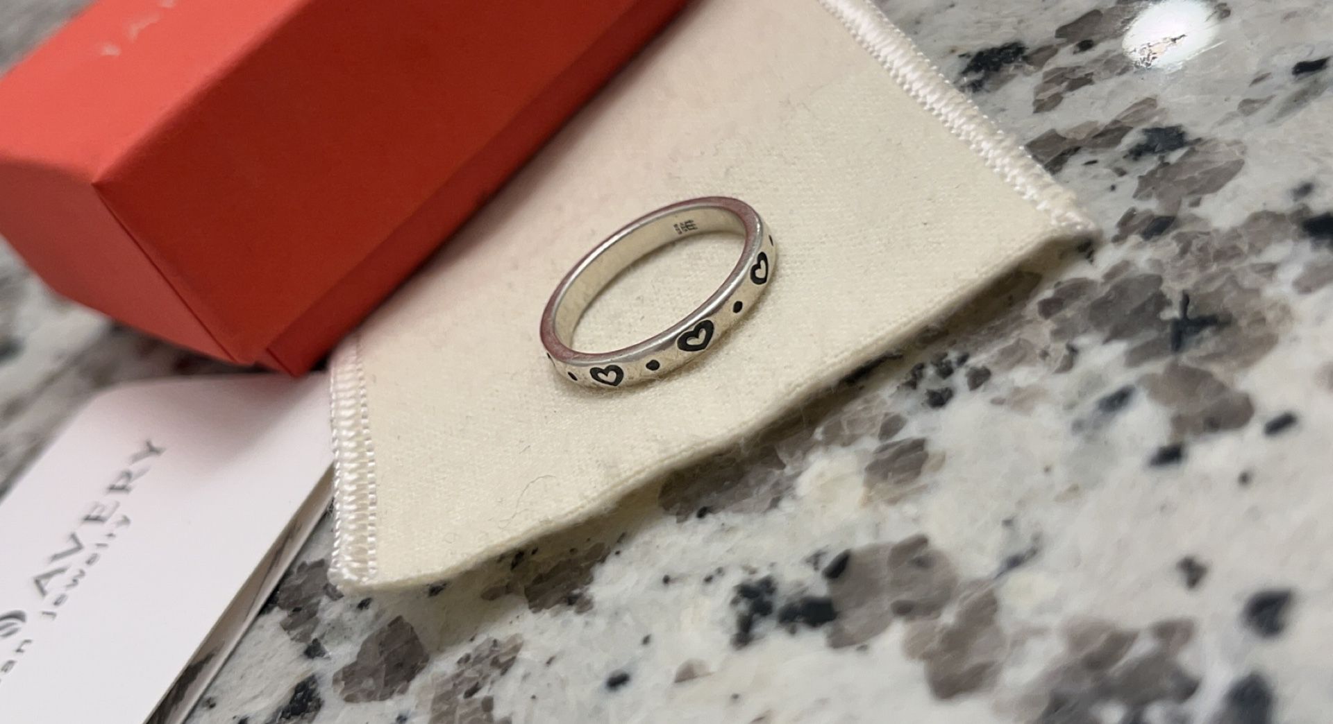 James avery amor stacked best sale ring