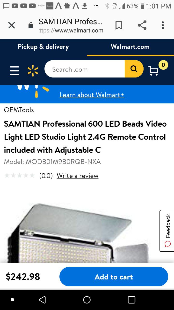 SAMTIAN Professional 600 LED Beads Video Light LED Studio Light photography picture film