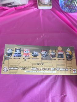 MegaHouse Naruto Shippuden Nyaruto Mega Cat Project Battle with Akatsuki 8-Piece Set