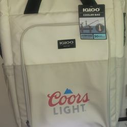 Coors light Igloo cooler backpack Brand New 