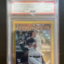 2023 Topps Silver Pack Update - Gold Adley Rutschman 