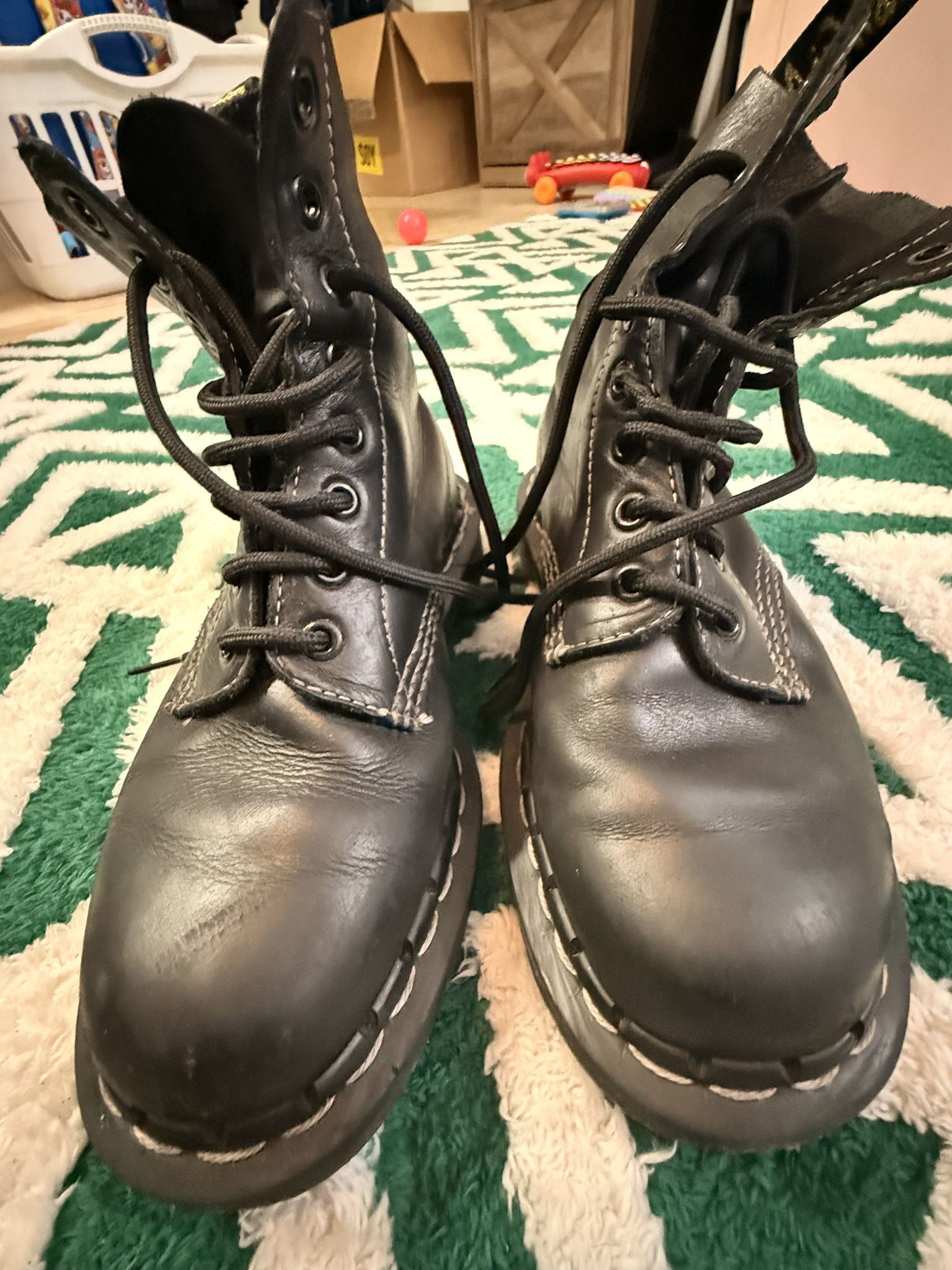 Dr. Martens Horween Leather Boots – Size UK 4 (≈ US W6 / M5)