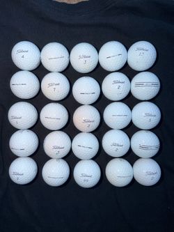 25 Titleist Pro V1 Golf Balls – Cleaned –