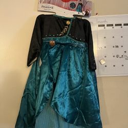 Disney Costume Queen Anna Size XS, S, M For Kids 