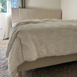 Upholstered KING size Bed Frame 