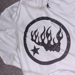 Hellstar Hoodie – White – Size Medium – Authentic 🔥