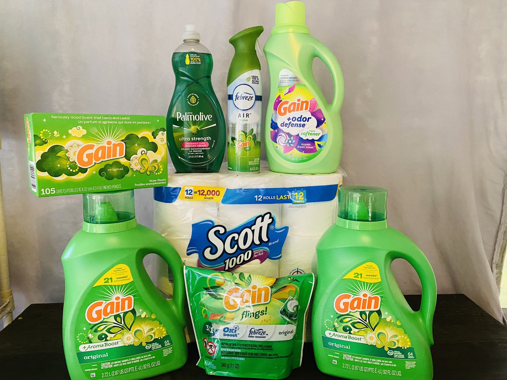 Gain Laundry Detergent Bundle