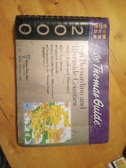 Map Book The Thomas Guide San Bernardino And Riverside 