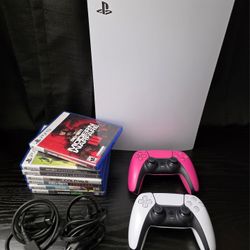 Ps5 Console w/ Games (Disc Version)