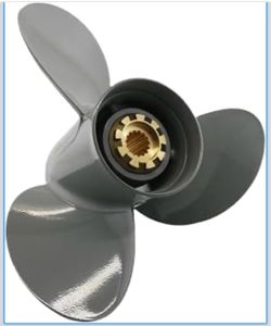 13 3/4 for Honda BFP 60 BF 75 90 115 130 HP Outboard Engines, 15 Spline Aluminum Boat Motor Props, 3-Blade Boat Propeller Pressed in, RH 13 pitch new