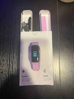 Fitbit Inspire 3 Activity Tracker - Black with Lilac Bliss Band LIKE NEW OPEN BOX