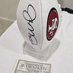 Autographed 49ers Football