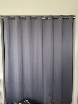 Grey One Piece Curtain