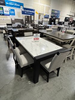 💳 Finance ANY Dining Table Set – Take It Home Today!
