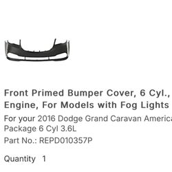 Dodge Grand Caravan Bumper