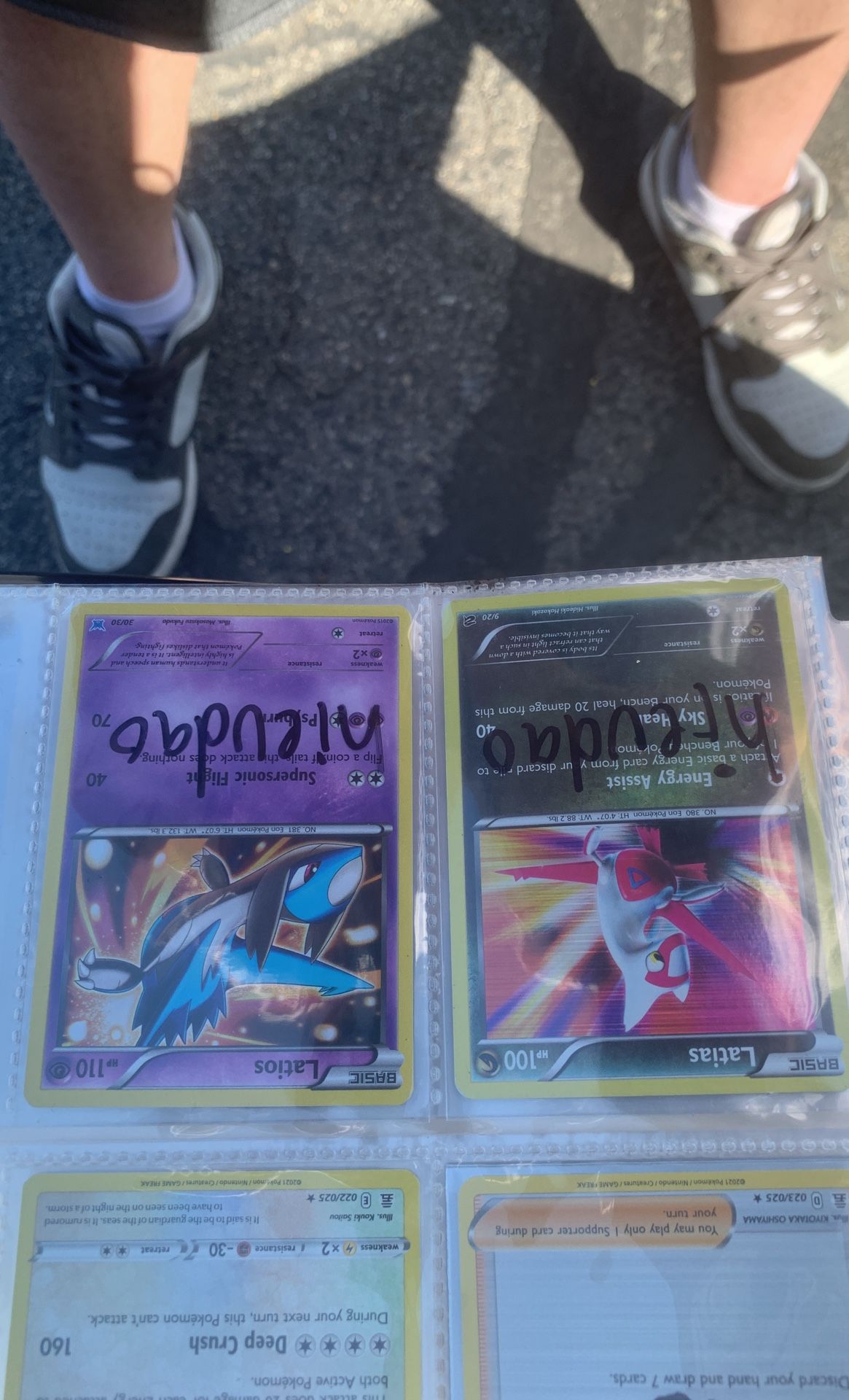 Latios Latias Combo Pokémon Cards