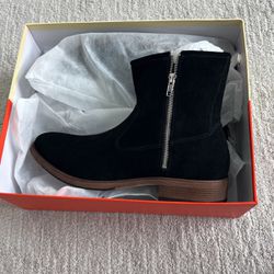 Brand New New Republic Blk Suede Boots 12”