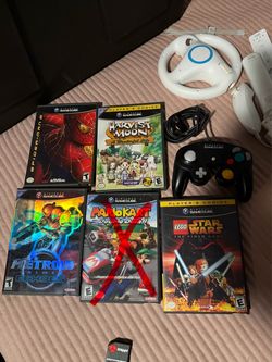GameCube games , controller and memory card