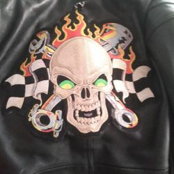 Skull Leather Jacket