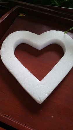 New craft heart foam 12x13 inches