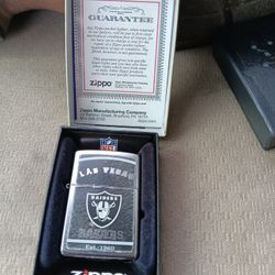 Raiders Las Vegas Zippo