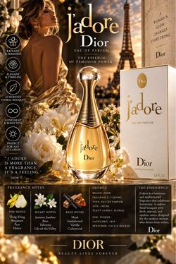 Woman’s jadore Dior full size bottle