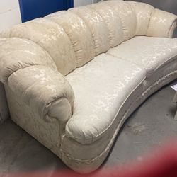 Sofa, Couch, Extremely Comfortable All White Ghent $85 Today