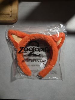 Zootopia 2  orange fox ears headband