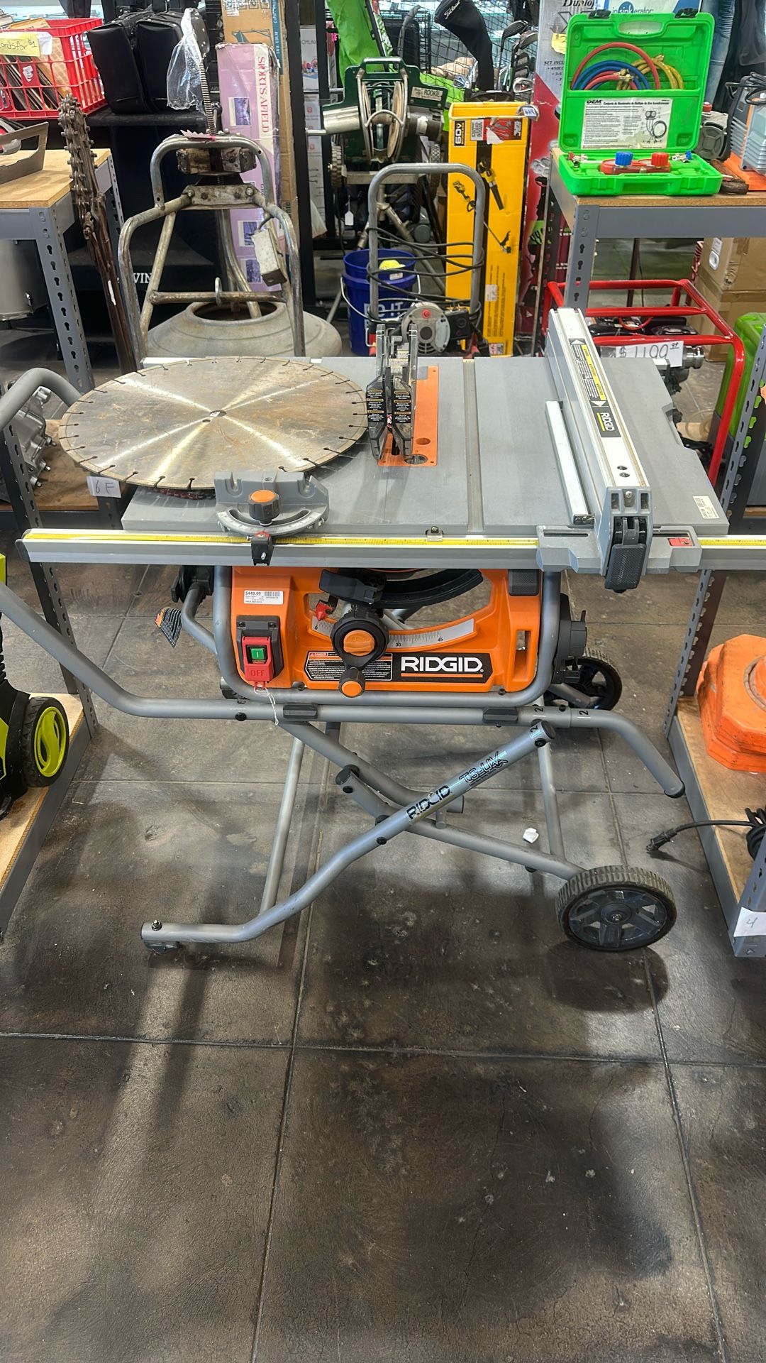 RIDGID TABLE SAW 