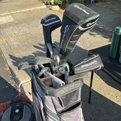 TaylorMade Lefthand Clubs with a few others
