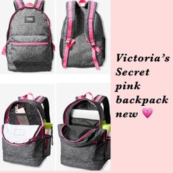 Victoria Secret Pink Backpack New $30 Firm Cash Or Zelle