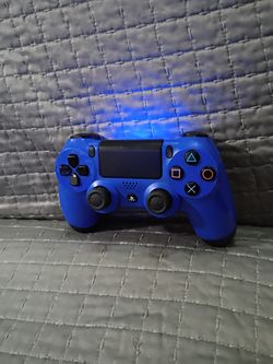 PlayStation 4 Controller DualShock 4 - Blue And Black PS4 Video Game Controller Working And Tested